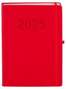 Opakowanie Kalendarz 2025 A4 Memofix DNS czerwony