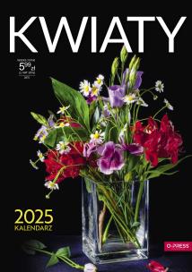 Opakowanie Kalendarz 2025 A4 Ścienny Kwiaty