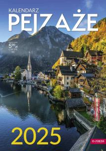 Opakowanie Kalendarz 2025 A4 Ścienny Pejzaże