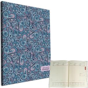 Opakowanie Kalendarz 2025 A4 tygodniowy Paisley Turkus