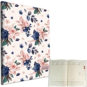 Opakowanie Kalendarz 2025 A4 tygodniowy Róże Niebieskie