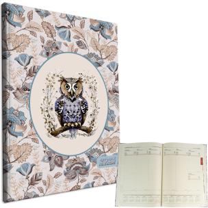 Opakowanie Kalendarz 2025 A4 tygodniowy Sowa Boho