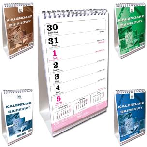 Opakowanie Kalendarz 2025 A5 biurkowy pion mix