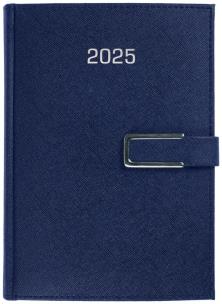 Kalendarz 2025 A5 dzienny Cross metal. zap. granat. Wydawca: Wokół nas. Multiszop.pl Opakowanie Kalendarz 2025 A5 dzienny Cross metal. zap. granat