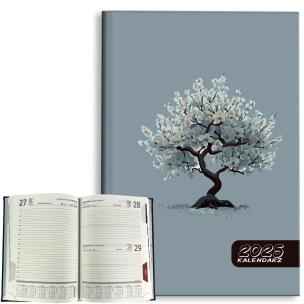 Opakowanie Kalendarz 2025 A5 dzienny Drzewo zimowe