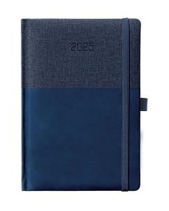 Kalendarz 2025 A5 dzienny granatowy. Wydawca: Evena. Multiszop.pl Opakowanie Kalendarz 2025 A5 dzienny granatowy