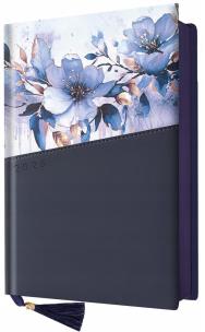 Kalendarz 2025 A5 dzienny kwiaty. Wydawca: Evena. Multiszop.pl Opakowanie Kalendarz 2025 A5 dzienny kwiaty