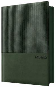 Kalendarz 2025 A5 dzienny planer butelkowa zieleń. Wydawca: Evena. Multiszop.pl Opakowanie Kalendarz 2025 A5 dzienny planer butelkowa zieleń