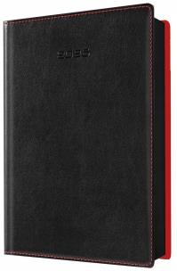 Opakowanie Kalendarz 2025 A5 dzienny plnaer czerwień czerń