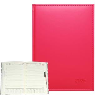 Opakowanie Kalendarz 2025 A5 dzienny sb/nd osobno Czerwony