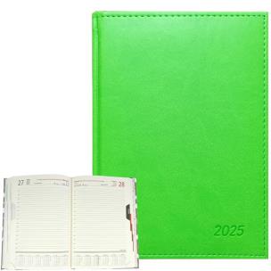 Opakowanie Kalendarz 2025 A5 dzienny sb/nd osobno Zielony