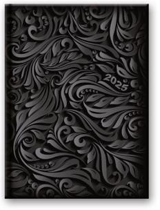 Opakowanie Kalendarz 2025 A5 dzienny soft CZARNA