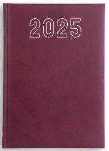 Opakowanie Kalendarz 2025 A5 standard bordowy