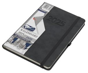 Opakowanie Kalendarz 2025 A5 tygodniowy Jazz grafitowy