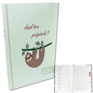 Opakowanie Kalendarz 2025 A5 tygodniowy Leniwiec