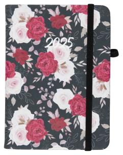 Opakowanie Kalendarz 2025 A6 tyg. Flamenco czerwone kwiaty