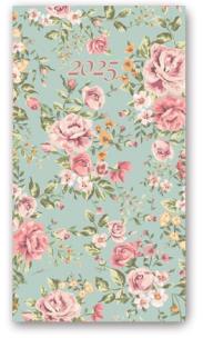 Okładka książki Kalendarz 2025 A6 tyg soft RÓŻE