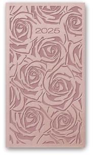 Okładka książki Kalendarz 2025 A6 tyg vivella relief PUDROWY RÓŻ