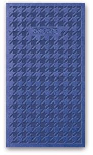 Okładka książki Kalendarz 2025 A6 tyg vivella relief ZGASZONY NIEBIESKI