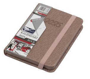 Opakowanie Kalendarz 2025 A7 tyg Rock miedziany