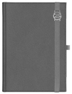 Kalendarz 2025 B5 tygodniowy Cross srebrny. Wydawca: Wokół nas. Multiszop.pl Opakowanie Kalendarz 2025 B5 tygodniowy Cross srebrny