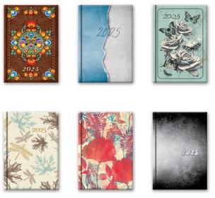 Opakowanie Kalendarz 2025 B6 Dzienny Soft MIX