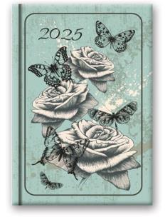 Opakowanie Kalendarz 2025 B6 dzienny soft MOTYLE