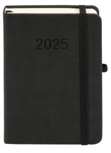 Okładka książki Kalendarz 2025 B6 Memofix DNS czarny