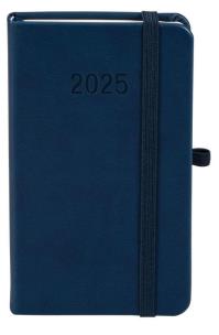 Okładka książki Kalendarz 2025 B6 Memofix TDW granatowy