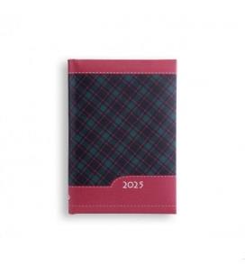 Opakowanie Kalendarz 2025 B7 Kolorowy kratka czerwona