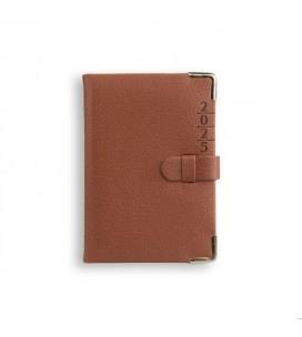 Opakowanie Kalendarz 2025 B7 LUX z zapinką brązowy