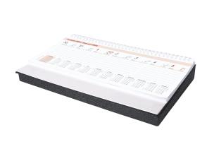 Opakowanie Kalendarz 2025 biurkowy z piórnikiem Czarny