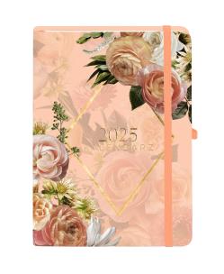 Okładka książki Kalendarz 2025 Botanical Róże A5 DNS