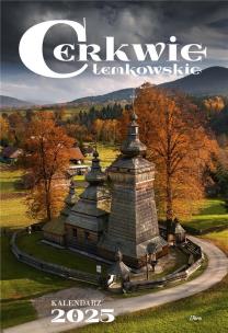 Okładka książki Kalendarz 2025 Cerkwie łemkowskie