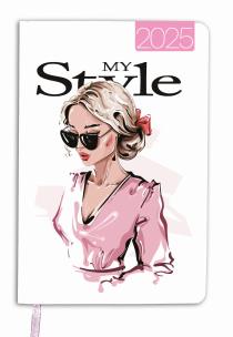 Opakowanie Kalendarz 2025 Ekonomiczny A5 dzienny FOTO KK-A5D EF