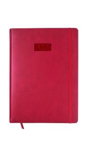 Opakowanie Kalendarz 2025 Elegance LUX A4 czerwony KK-A4DE
