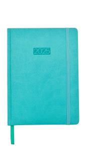 Opakowanie Kalendarz 2025 Elegance LUX A4 turkusowy  KK-A4DE