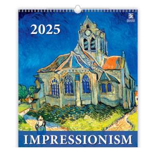 Kalendarz 2025 EX Impressionism. Wydawca: Helma 365. Multiszop.pl Opakowanie Kalendarz 2025 EX Impressionism