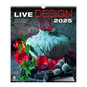 Kalendarz 2025 EX Live Design. Wydawca: Helma 365. Multiszop.pl Opakowanie Kalendarz 2025 EX Live Design