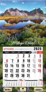 Okładka książki Kalendarz 2025 jednodzielny mini z mag. Góry