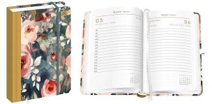 Opakowanie Kalendarz 2025 książkowy A5/192K Met.Wild Rose