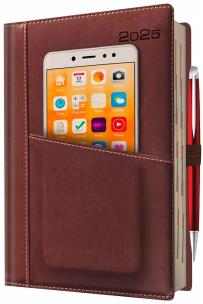 Kalendarz 2025 książkowy A5 dzienny praktyczny. Wydawca: Evena. Multiszop.pl Opakowanie Kalendarz 2025 książkowy A5 dzienny praktyczny