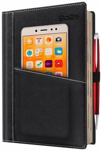 Kalendarz 2025 książkowy A5 dzienny praktyczny. Wydawca: Evena. Multiszop.pl Opakowanie Kalendarz 2025 książkowy A5 dzienny praktyczny