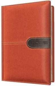 Kalendarz 2025 książkowy A5 tygodniowy brązowy. Wydawca: Evena. Multiszop.pl Opakowanie Kalendarz 2025 książkowy A5 tygodniowy brązowy