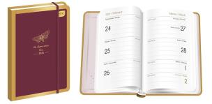 Opakowanie Kalendarz 2025 książkowy A6/96K Met.Satin