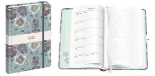 Opakowanie Kalendarz 2025 książkowy B5/96K Met.Blue Rose