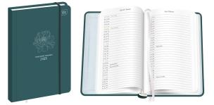 Opakowanie Kalendarz 2025 książkowy B6/96K Mat+UV Green