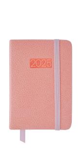 Opakowanie Kalendarz 2025 LUX kieszkonowy tygodniowy różowy KK-1L