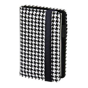 Opakowanie Kalendarz 2025 Modena A6 tygodniowy na gumkę czarno-biały KTP-60MD