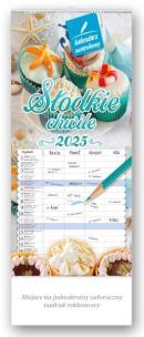 Okładka książki Kalendarz 2025 Notatnikowy Słodkie chwile